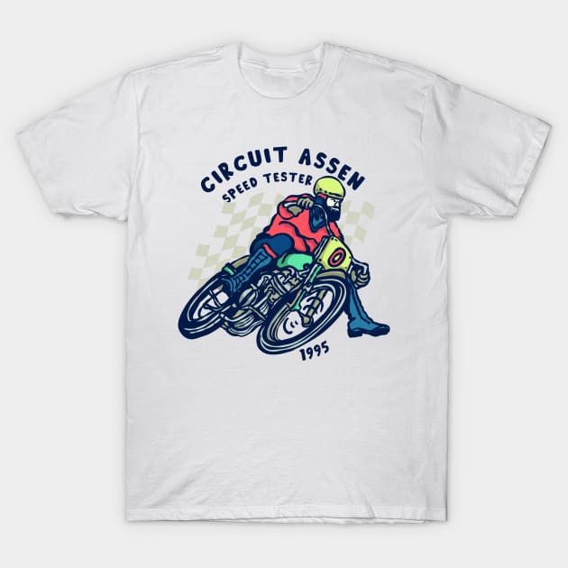 circuit assen T-Shirt by Stenau Artwerk